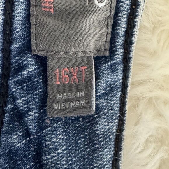 Torrid Boyfriend Straight Jeans Womens 16 XT Blue Distressed Measures 36 x 32 - Picture 4 of 10